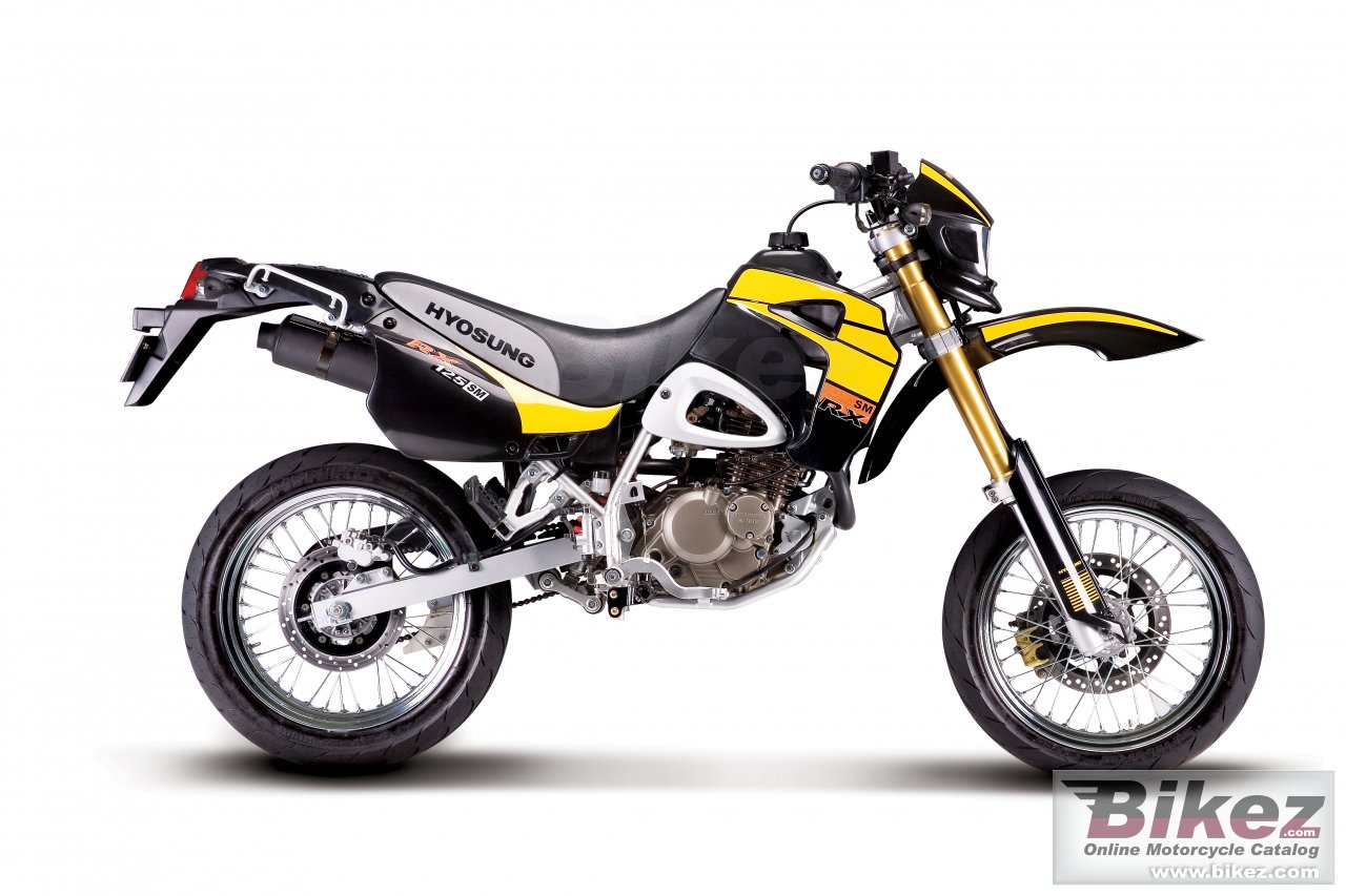 Big Hyosung rx 125d-sm picture and wallpaper from Bikez.com